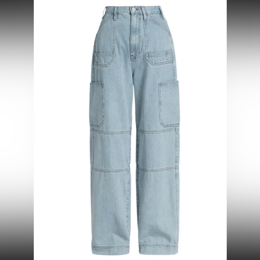Frame Oversized Cargo Genoa Denim Jeans size 26